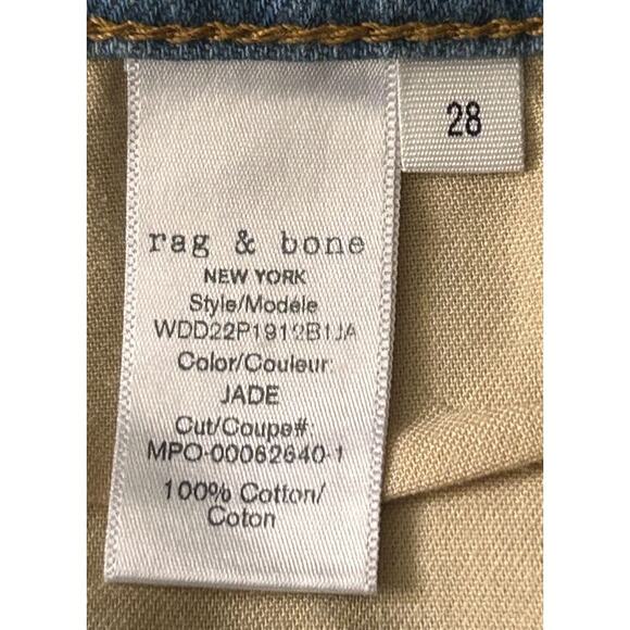 NWT rag & bone Dre Low-Rise Frayed Hem Boyfriend Jean Shorts 28X3.5 - Picture 10 of 10